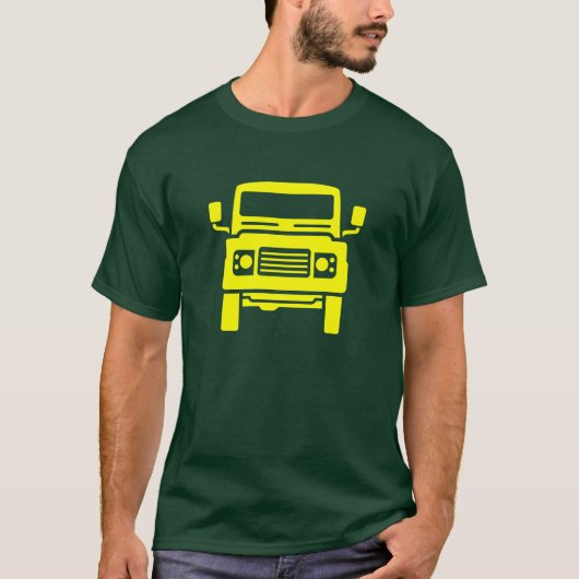Klassische Land Rover-Illustration T-Shirt (Vorderseite)