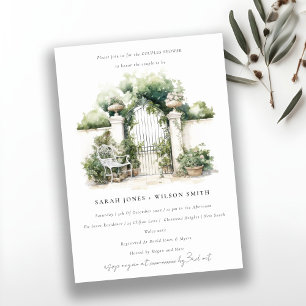 Klassische Landschaft Französisch Garten Paare Dus Einladung