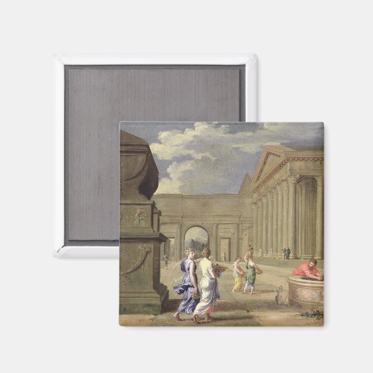 Klassische Landschaft Magnet (Vorderseite/Rückseite)