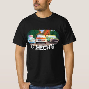 Klassische Lastwagen, atemberaubende Landschaft - T-Shirt