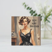 Klassische LBD-Karte: Perfekt für alle Feiern Einladung (Stehend Vorderseite)