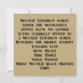 Klassische LBD-Karte: Perfekt für alle Feiern Einladung (Rückseite)