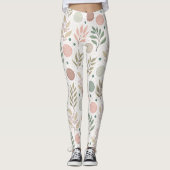 Klassische Leggings mit Punkten für den Alltag ode (Vorderseite)