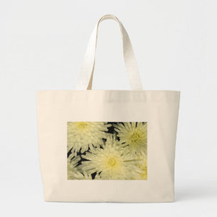Klassische Leinwand-Tasche, Chrysanthemen mögen Jumbo Stoffbeutel