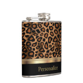 Klassische Leopardenschrift Flachmann (Rechts)