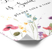 Klassische Liebe der wilden Flora ist ein süßes Ze Poster (Ecke)