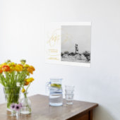 Klassische Liebe Foto-Hochzeit Foliendrucke (Ablage(Küche))