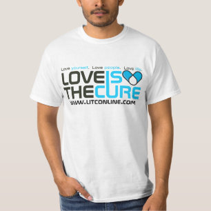 Klassische Liebe ist das Heilungs-Logo-T-Shirt T-Shirt