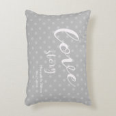 Klassische "Liebe Story" Hochzeit/Besondere Anlass Zierkissen (Vorderseite(Vertikal))