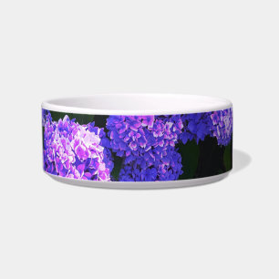 Klassische Lila Hydrangea Pet Bowl Napf