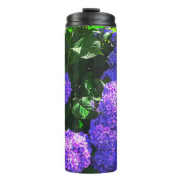 Klassische Lila Hydrangea-Thermal-Tumbler Thermosbecher