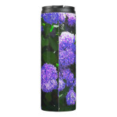 Klassische Lila Hydrangea-Thermal-Tumbler Thermosbecher (Rückseite)