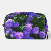 Klassische Lila Hydrangea Toilettenbeutel Waschbeutel (Vorderseite)