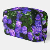 Klassische Lila Hydrangea Toilettenbeutel Waschbeutel (Rechte Ecke)