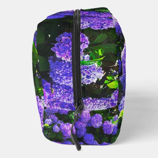 Klassische Lila Hydrangea Toilettenbeutel Waschbeutel (Rechts)