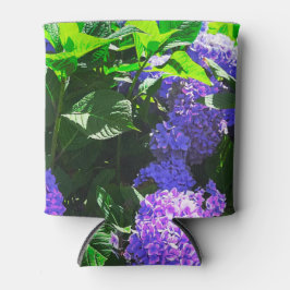 Klassische Lila realistische Hydrangea Cooler Dosenkühler