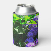 Klassische Lila realistische Hydrangea Cooler Dosenkühler (Kanne Vorderseite)