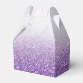 Klassische Lila Silberreihen Geschenkschachtel (Rückseite)