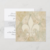 Klassische Lilie Hochzeitseinladungen Einladung (Vorne/Hinten)