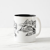 Klassische Logo-Tasse Zweifarbige Tasse (VorderseiteRechts)