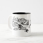 Klassische Logo-Tasse Zweifarbige Tasse (Vorderseite Links)