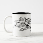 Klassische Logo-Tasse Zweifarbige Tasse (Links)