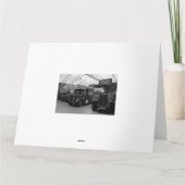 Klassische Londoner Busse Karte (Rückseite)