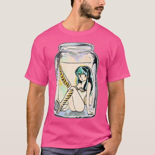 Klassische Lum Invader Flasche T-Shirt (Vorderseite)