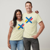 Klassische Malerei Buchstabe X Monogramm T-Shirt (Unisex)