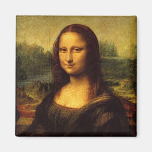 Klassische Malerei Mona Lisa Magnet (Vorne)