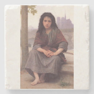 Klassische Malerei von Bouguereau: Das Bohemische  Steinuntersetzer