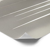 klassische Malerlandschaft Schwarz-weiß Poster (Ecke)