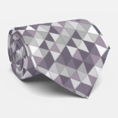 Klassische malvenfarbene Diamant-Krawatte Krawatte (Gerollt)
