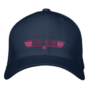 Klassische Mamas mit Personalisiertem Star oder Te Bestickte Baseballkappe