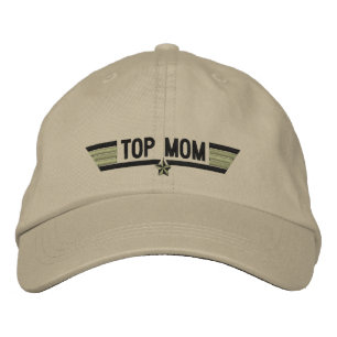 Klassische Mamas mit Personalisiertem Star oder Te Bestickte Kappe