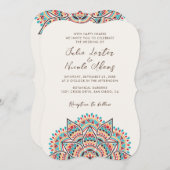 Klassische Mandala-Designs Einladung (Vorne/Hinten)