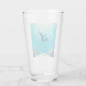 Klassische, Mantarochen-Küstenkunst Glas (Rückseite)