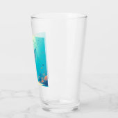 Klassische, Mantarochen-Küstenkunst Glas (Links)