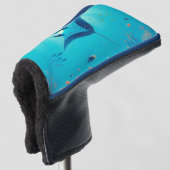 Klassische, Mantarochen-Küstenkunst Golf Headcover (3/4 Vorderseite)