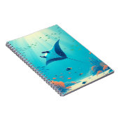 Klassische, Mantarochen-Küstenkunst Notizblock (Rechte Seite)