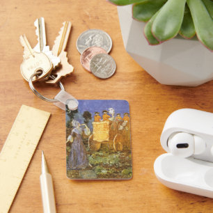 Klassische Märchen Aschenputtel und die gute Fee Schlüsselanhänger