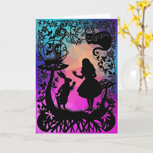 Klassische Märchen. Blindkarte Karte (Gelbe Blume)