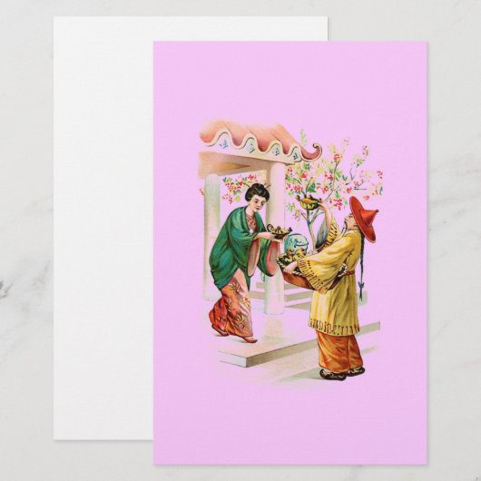 Klassische Märchen Briefpapier (Vorne/Hinten)