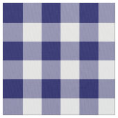 Klassische Marine und White Gingham Pattern Stoff (Nahaufnahme)