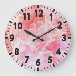 Klassische Marmorsäulenuhr Große Wanduhr