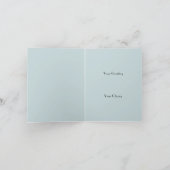 Klassische Martini-Cocktails - Note Card Karte (Innenseite)