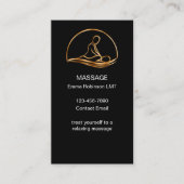 Klassische Massage Erinnerung Business Cards Visitenkarte (Vorderseite)