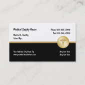 Klassische Medizinische Visitenkarten Visitenkarte (Vorderseite)