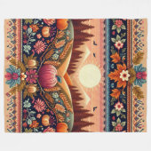 Klassische Messe Herbst/Herbst Fleecedecke (Vorderseite (Horizontal))