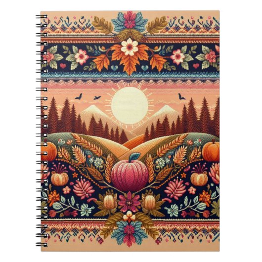 Klassische Messe Herbst/Herbst Notizblock (Vorderseite)
